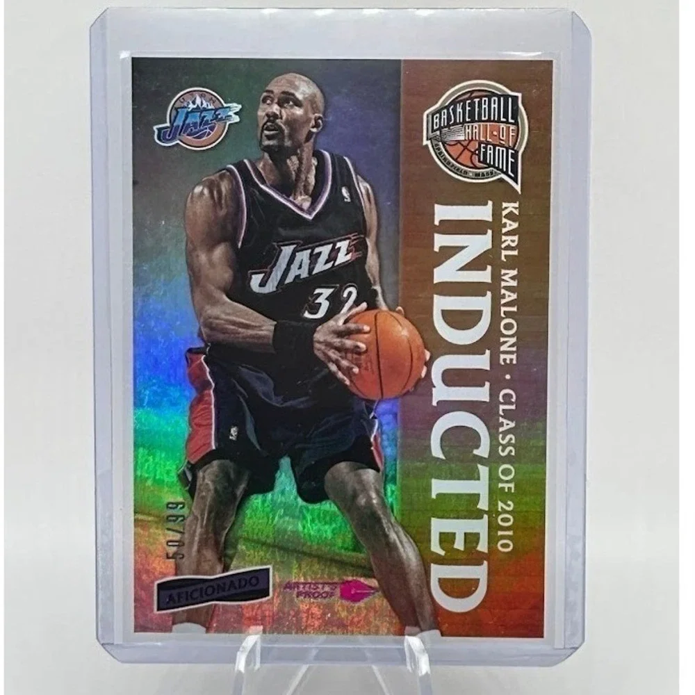 Karl Malone‎ Artist Proof #d/99 2016 Panini Aficionado #147 NBA Utah Jazz